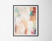 Printable poster, Geometric poster, Abstact poster, Printable poster, Wall decor, Wall art, Pattern poster, Multicolor poster, Red poster