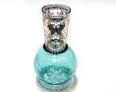 Holiday Candle Turquoise TeaLite Holder Butterfly TeaLite Holder Bling TeaLite Holder Upcycled TeaLite Holder OOAK Tea Lite Holder for Gift Holiday Candle Turquoise TeaLite Holder Butterfly TeaLite Holder Bling TeaLite Holder Upcycled TeaLite Holder OOAK Tea Lite Holder for Gift
