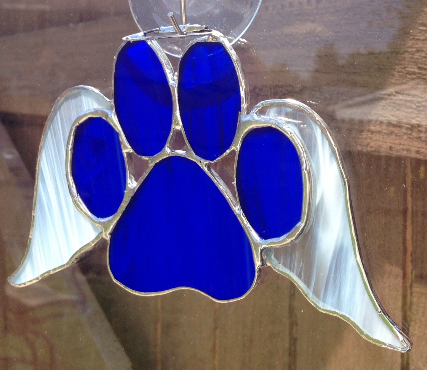 cat paw print with angel wings