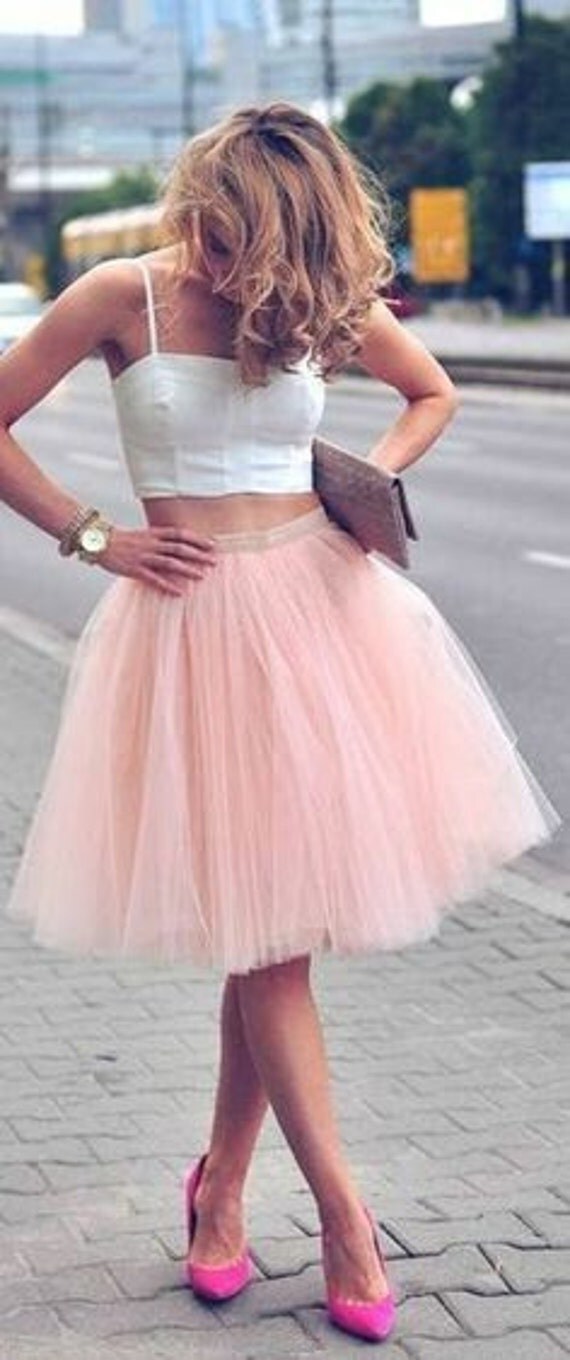 Serial Indulgence Tulle Short Skirt In Pink By Serialindulgence 3225