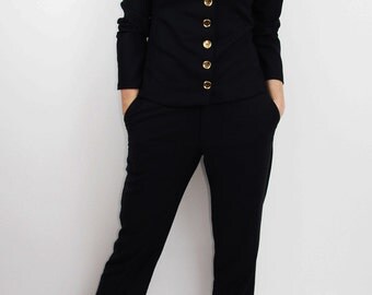 Women navy jacket, women navy blazer, women suit, blue marine jacket, womens jacket, women blazer, military jacket,