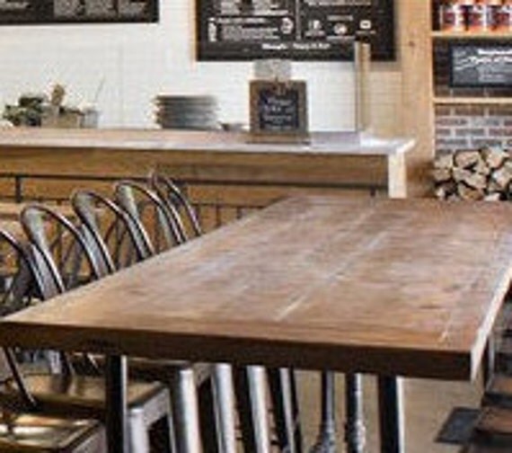 wood dining toprestaurant table topwork desk by FreshRestorations