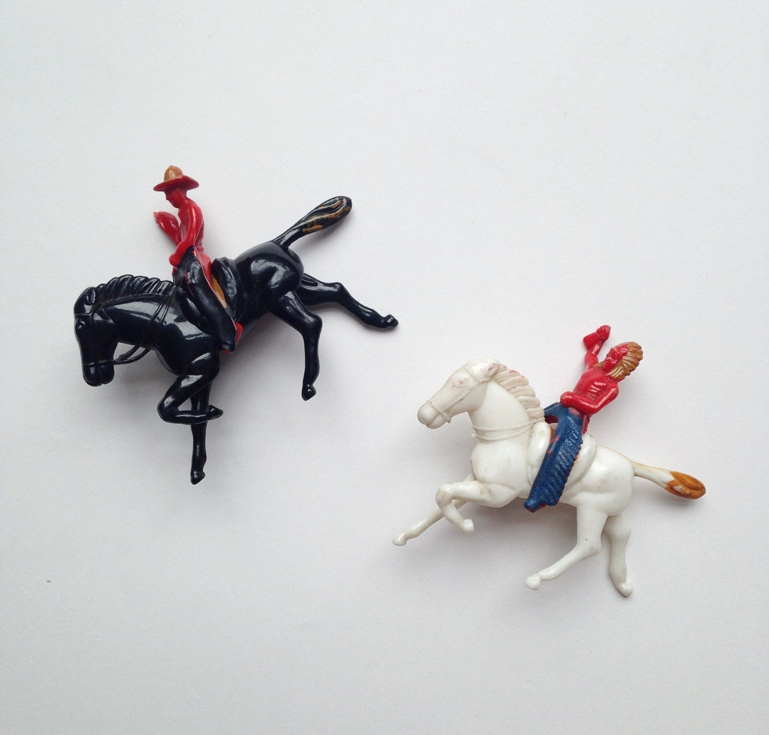 horse and rider figurines