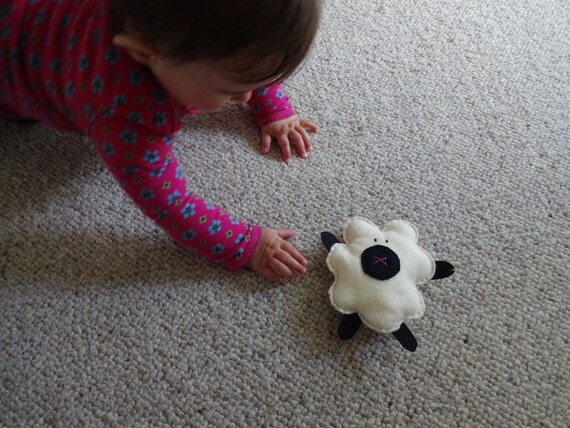 cuddly sheep soft toy