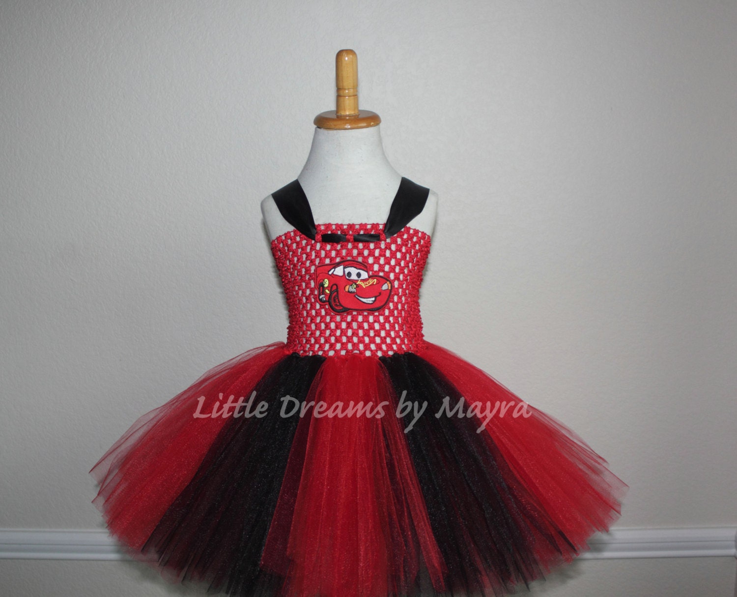 Cars Lightning McQueen inspired tutu dress Lightning McQueen