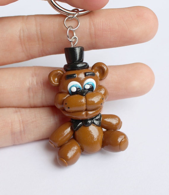 five nights at freddy's plush keychain