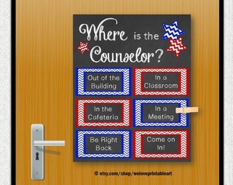 Custom Door Decoration School Counselor Gift by ... Custom Door Decoration School Counselor Gift by ...
