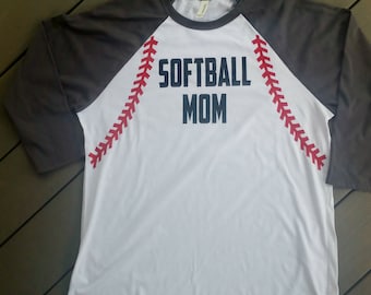 Monogrammed Baseball Softball Shirt by MakeItPersonalbyMM on Etsy