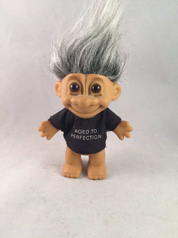 troll doll gray hair