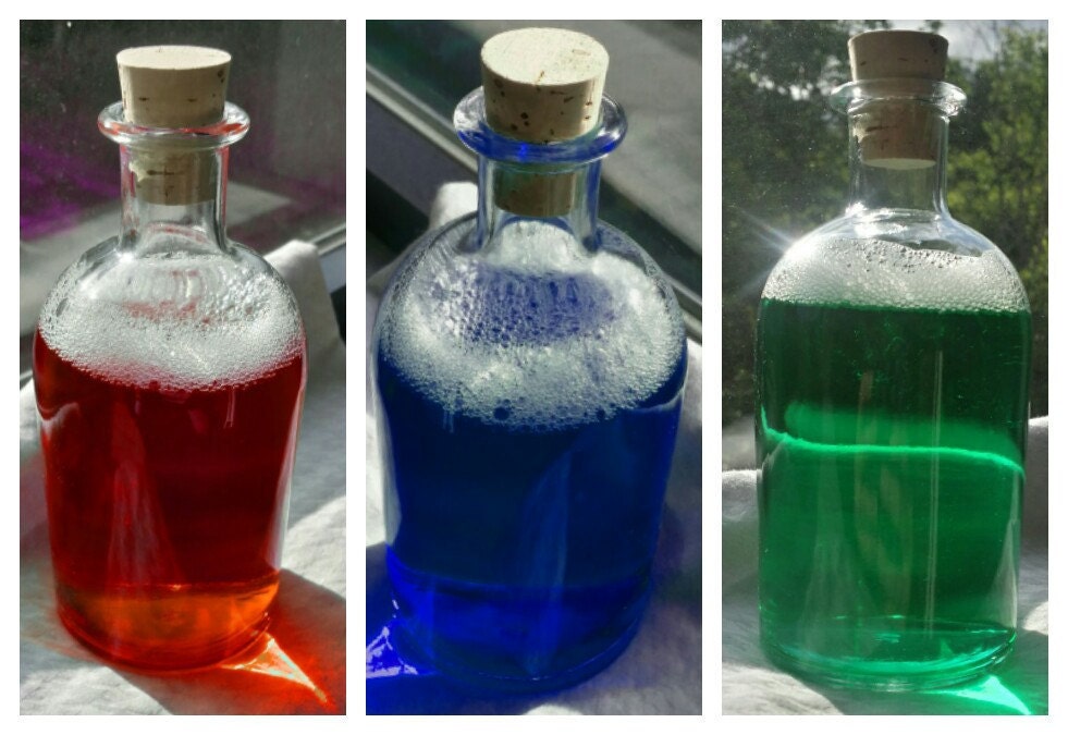 Legend of Zelda Inspired Link Large Glass Bottles w/ Cork