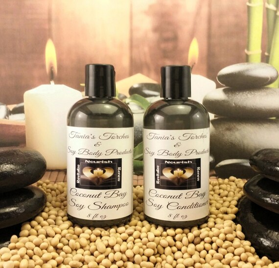 Coconut Scented Shampoo and Conditioner Great for Dry or