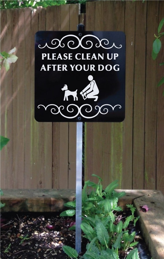 please-clean-up-after-your-dog-yard-sign-with-attached-yard