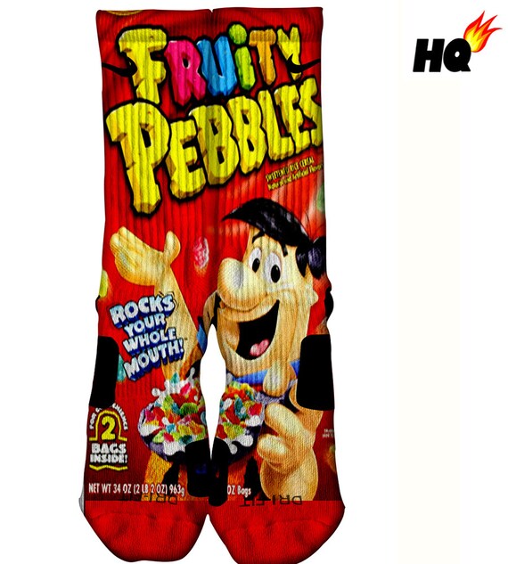 Fruity Pebbles Cereal FAST SHIPPING Custom Nike Elite by HQcustomz