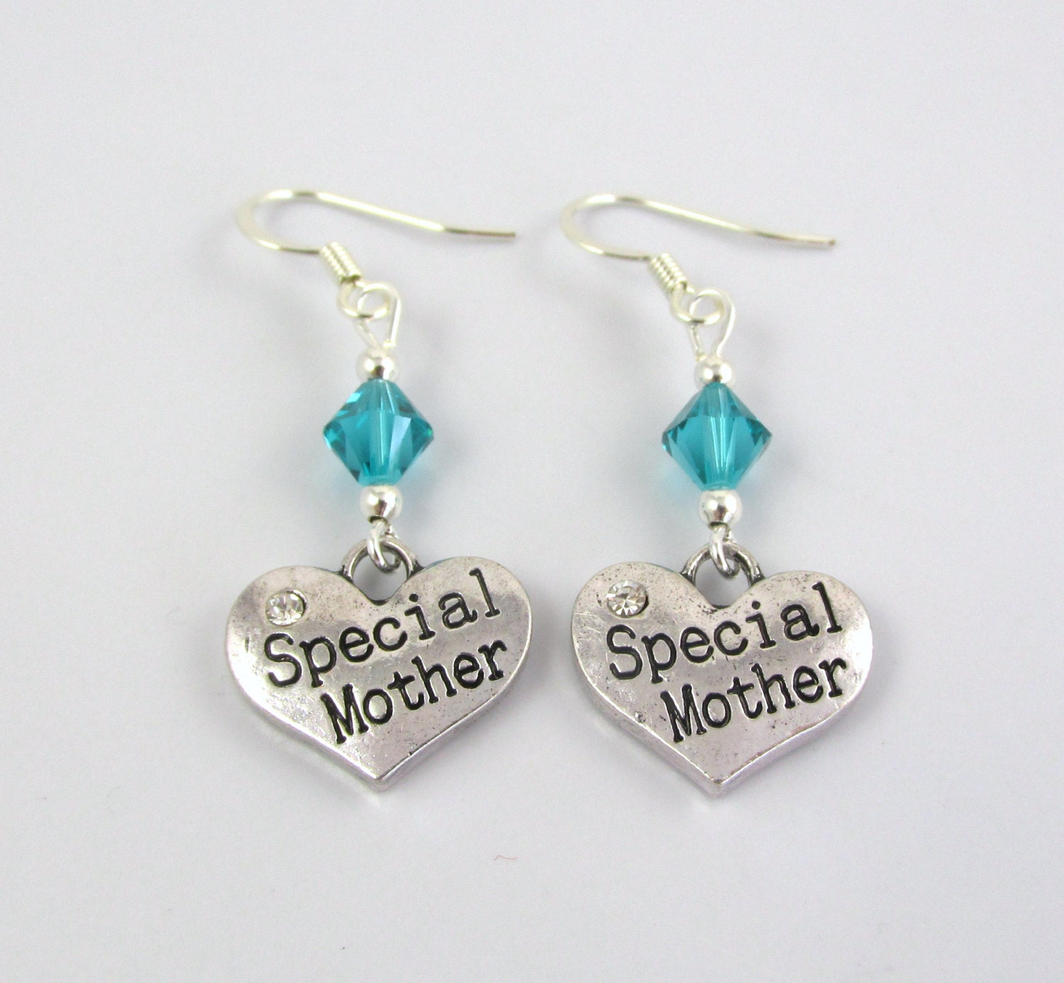 Mom Earrings choose a birthstone color Mom by BeadBrilliant