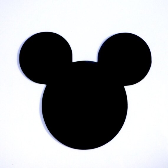 Download 4 Mickey Mouse Head Ears Die Cut Disney's Mickey