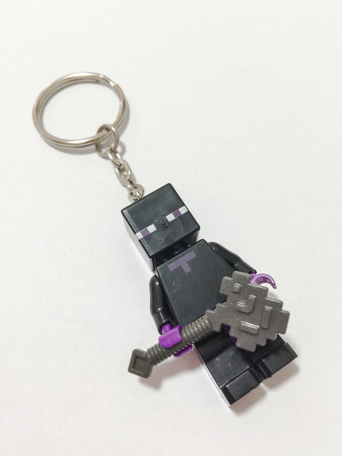 Lego® Minecraft ENDERMAN Keychain Lego by ticklesbytaylor 
