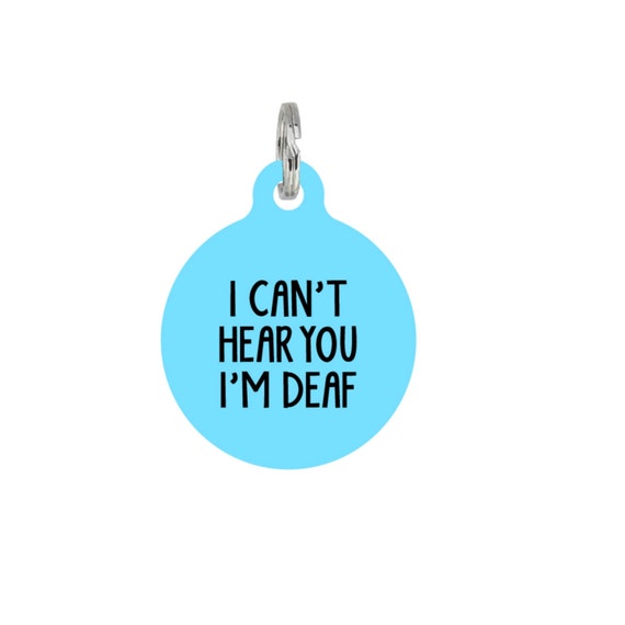 deaf dog id tags