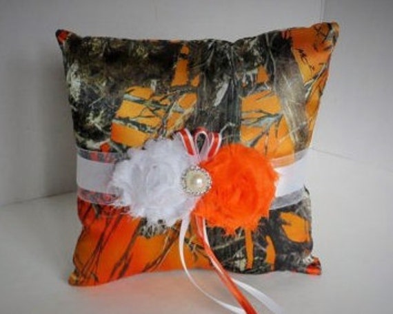 Orange Camo Ring Bearer Pillow True Timber By Themomentwedding 1553