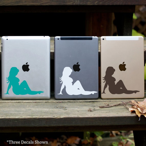 Items similar to Funny, Retro mudflap vinyl decal features heavy set