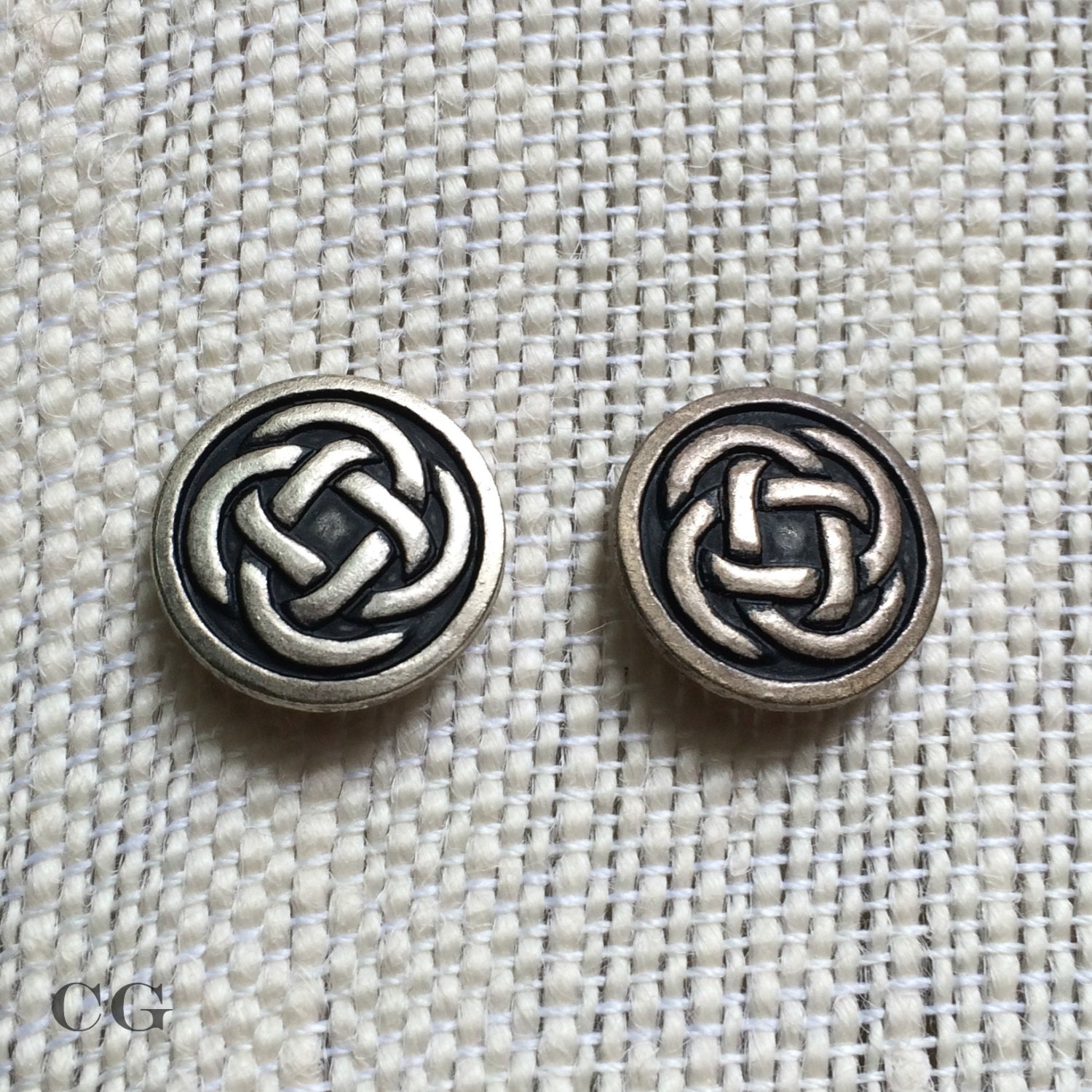 Celtic Knot Stud Earrings Vintage Celtic Knot Earrings