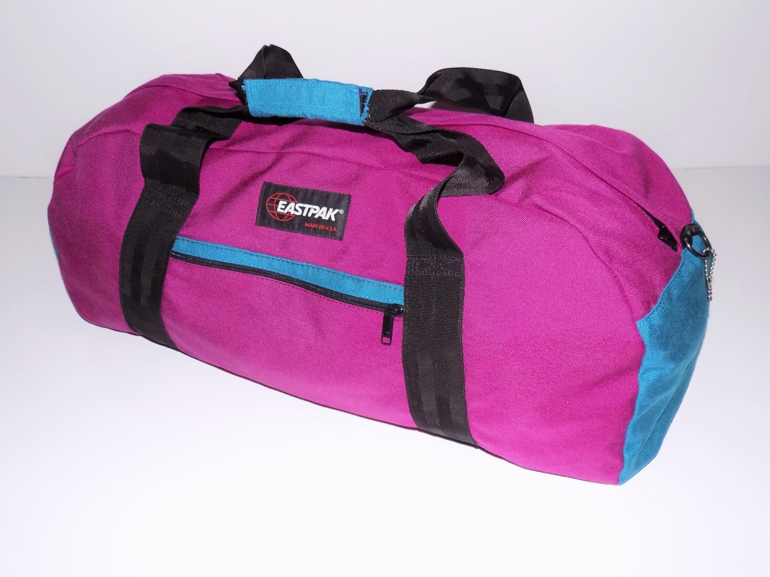 Vintage Eastpak Duffel Bag / Canvas Backpack / 90s Bookbag / Jansport