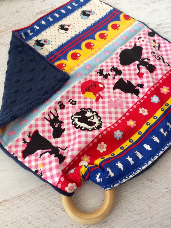Items similar to Teething Blanket Snow White Baby Blanket Snow
