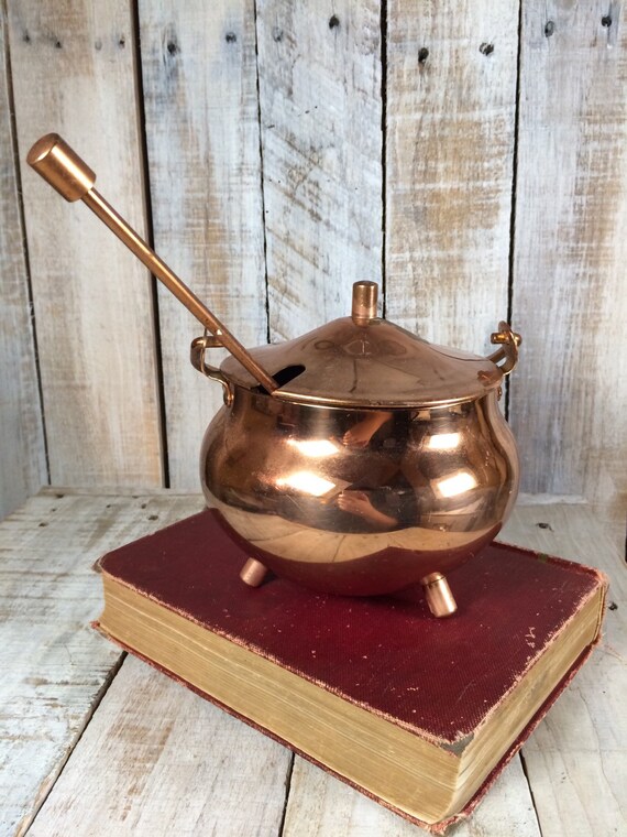 Fire Starter Pot Smudge Pot Pumice Stone Copper