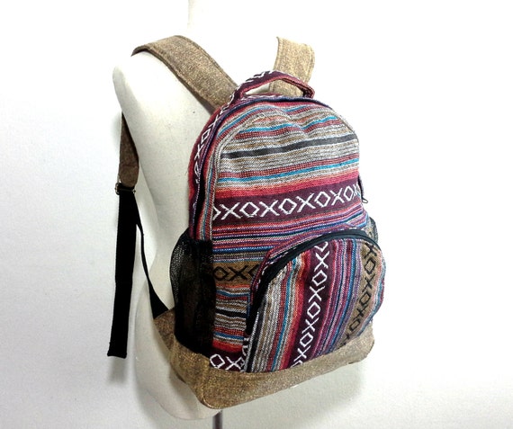 mexican woven backpack