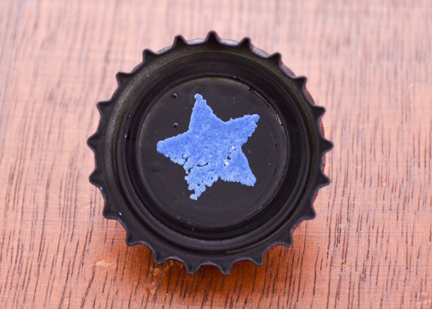 Sunset Sarsaparilla Star Bottle Cap Pin