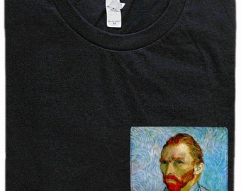 Vincent Van Gogh Self Portrait Pocket Shirt