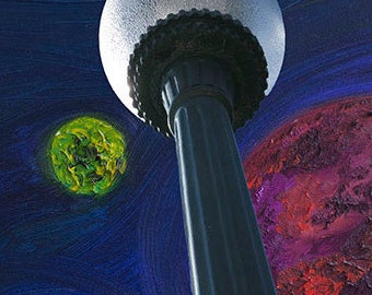 Print of Original Oil Painting "Spacebound"