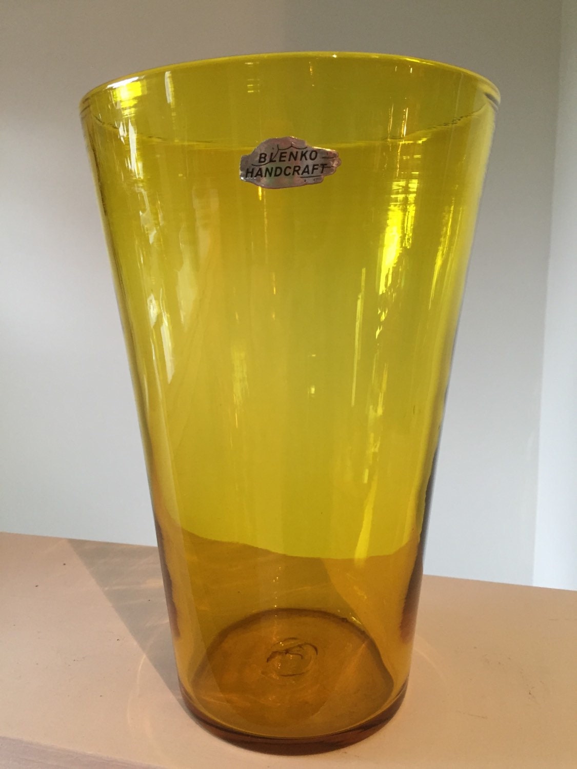 Vintage Blenko Large Vase