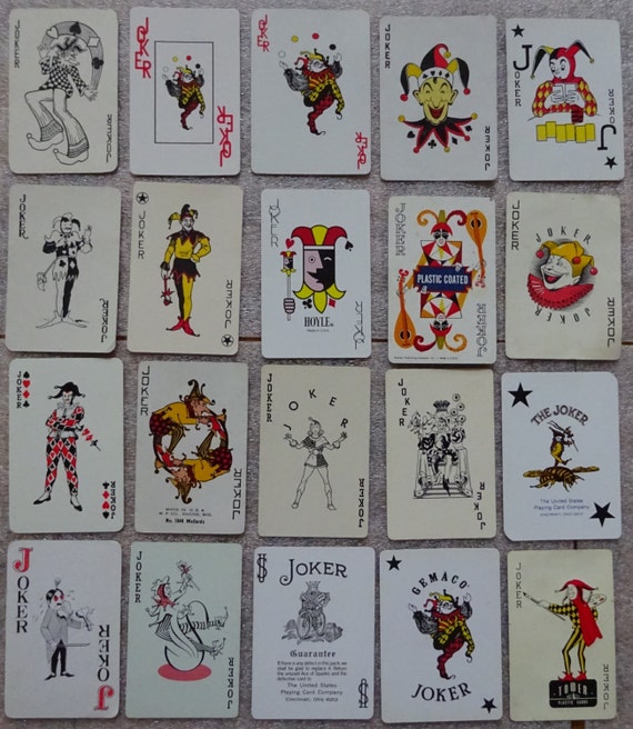 Nice Collection 22 JOKER Playing Cards . Jokers by dougstreasures1