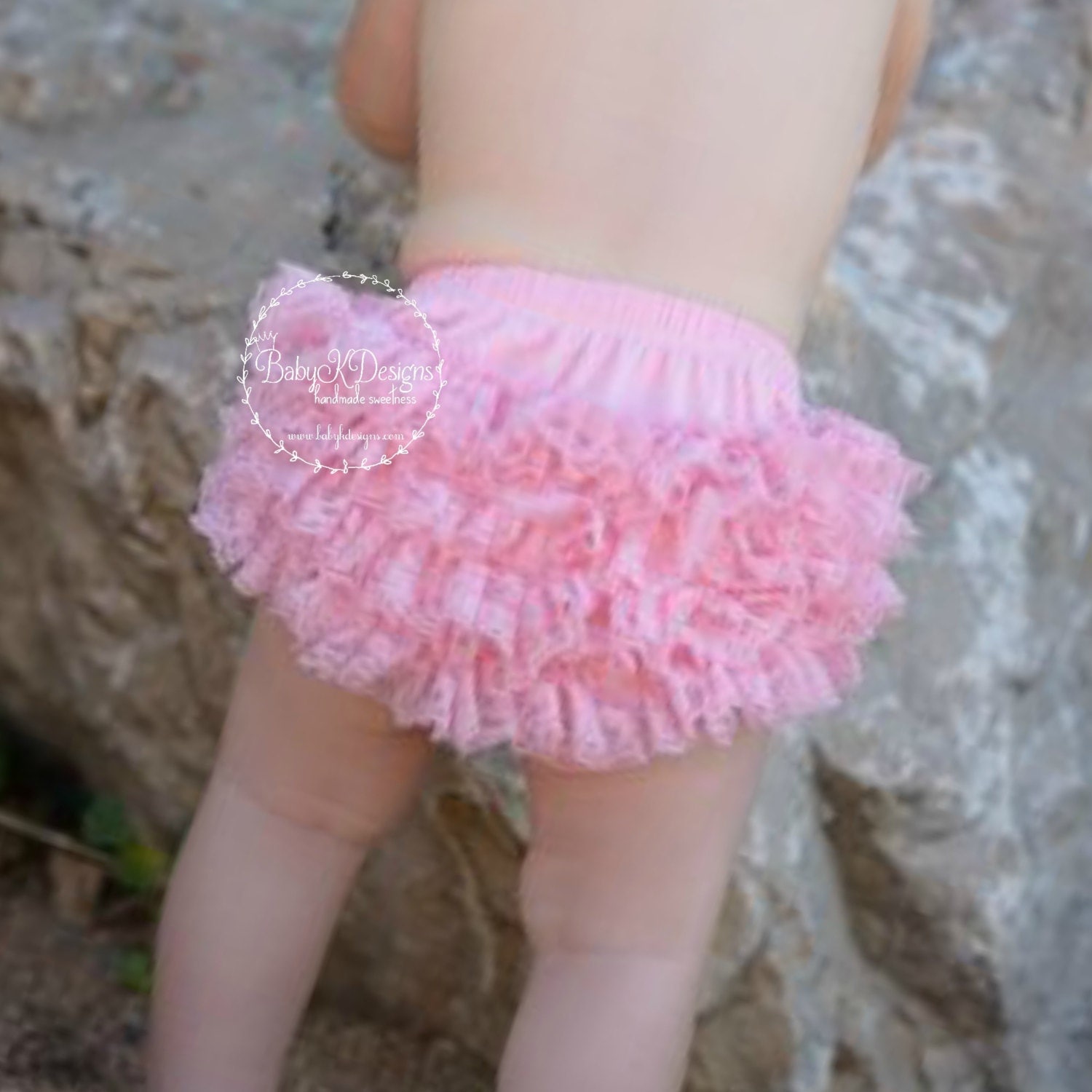 Baby Ruffle Diaper Cover. Baby Girl Bloomer Ruffle Shorts