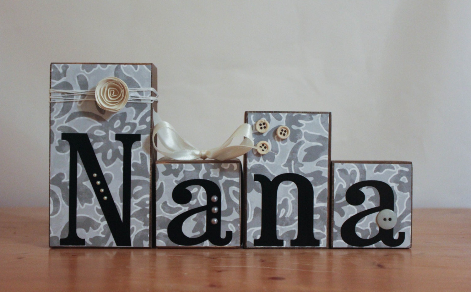 Nana Gift Gift for Nana Wood Blocks Personalized Nana Gift