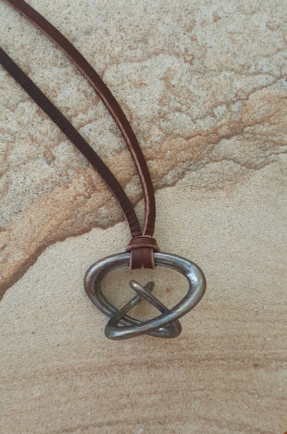 3d Music Necklace - "Gyre" - Original Bronze Pendant - Fifth Octave Harmony - Techniflow Soundstill Series