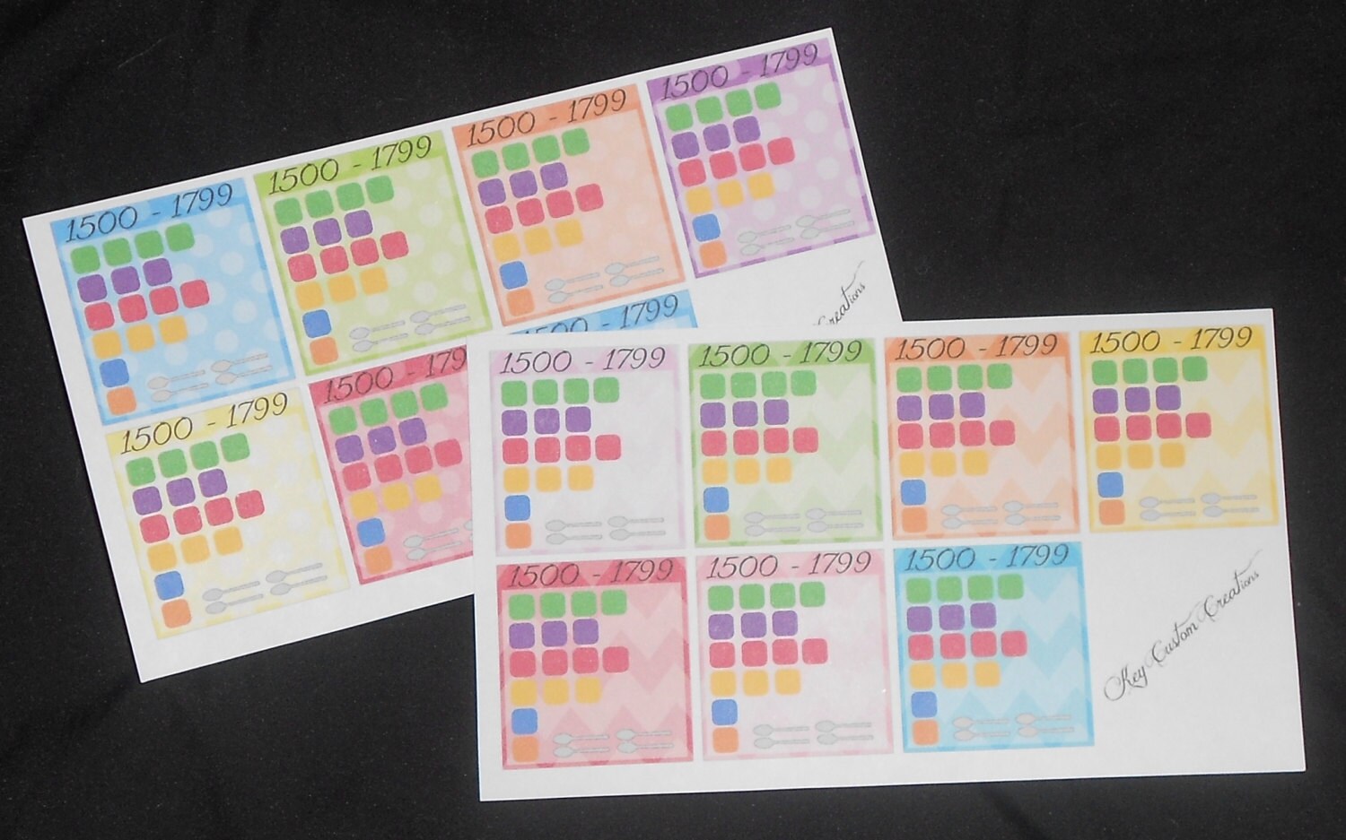 21 Day Fix Tracking Stickers For Erin Condren Horizontal 8046