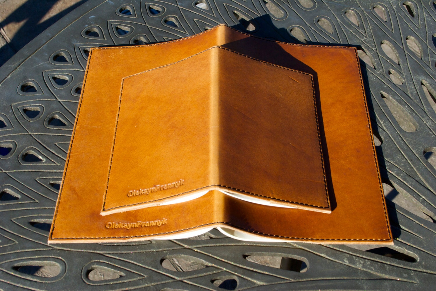 Leather Cover for Moleskine Cahier Notebook / Horween Leather