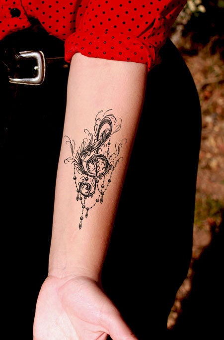 custom music note temporary tattoo somaarttattoo temporary custom music note temporary tattoo somaarttattoo temporary