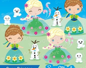 Frozen clipart set