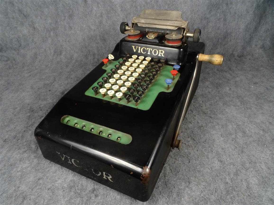 Victor Mechanical Printing Adding Machine Haute Juice