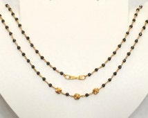 Popular items for black bead necklace on Etsy