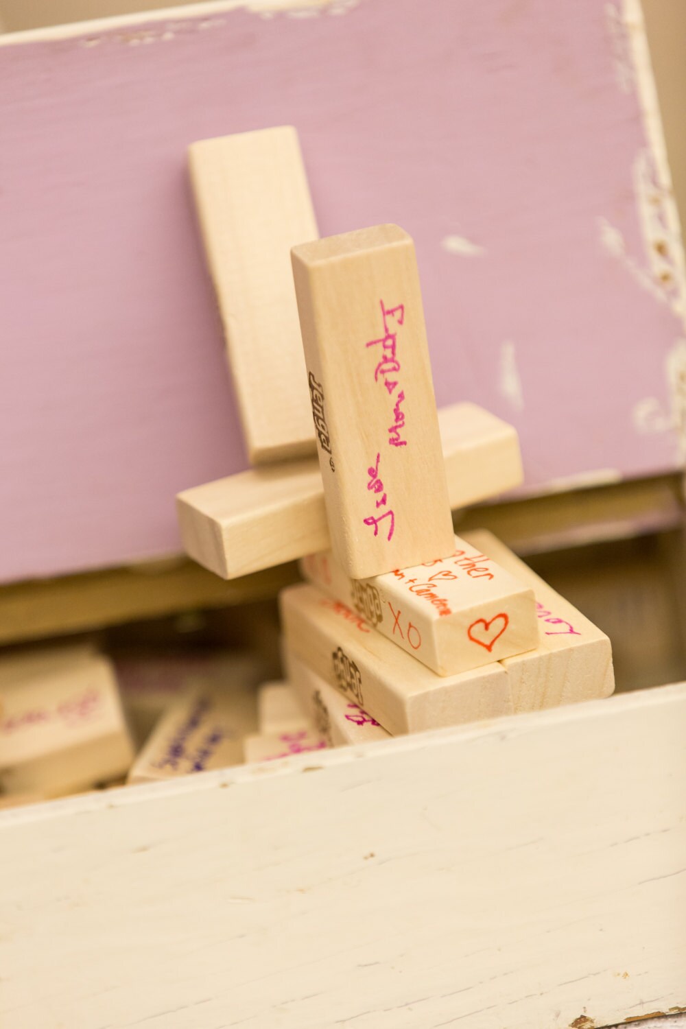 Jenga Guest Book Wedding Reception Sign In INSTANT