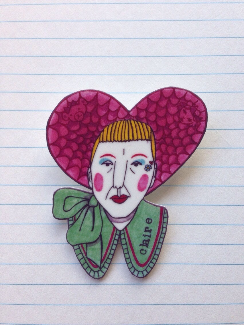 Grayson Perry as Claire brooch