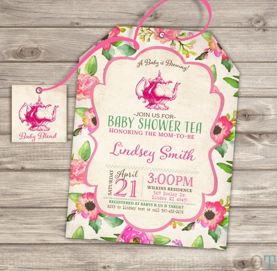 Baby Tea Invitations 5