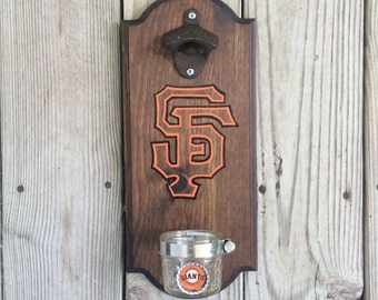 San Francisco Giants Rustic Wall-mounted Bottle Opener