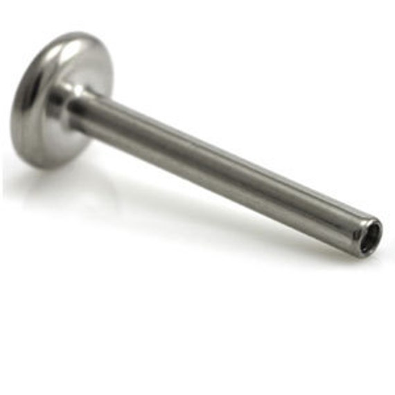 Internally Threaded TITANIUM Labret Stud Stem by Damned2hell