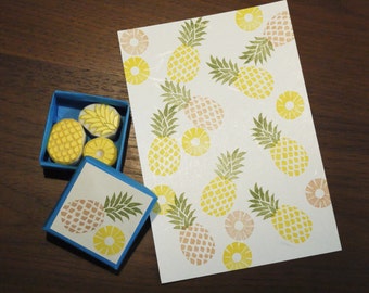 Pineapple Rubber Stamp