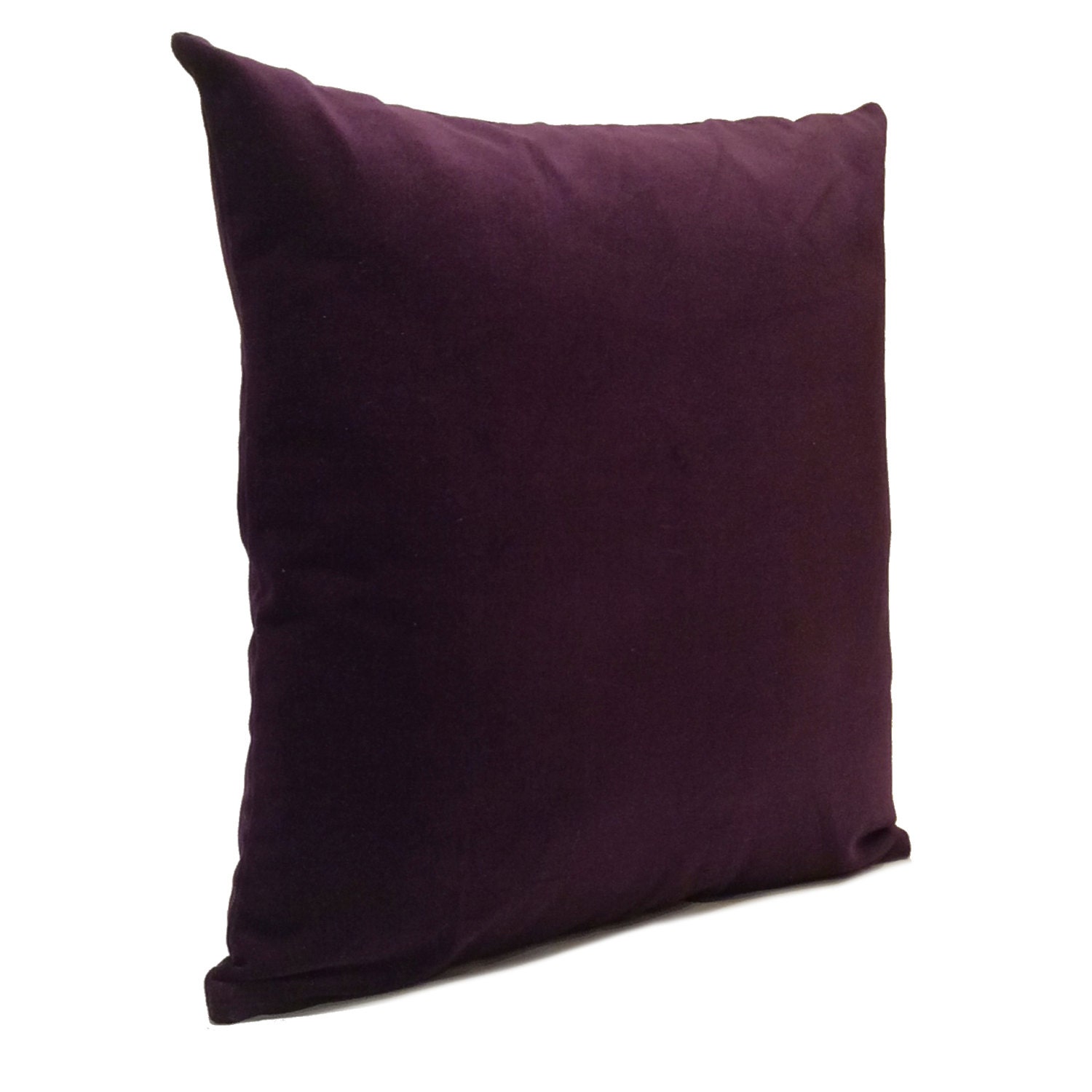 Dark Purple Plum Pillow Throw Pillow Cover Decorative