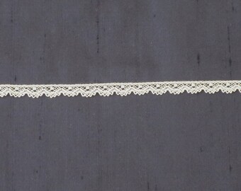 Heirloom Lace, Doll Lace, Lingerie Lace, Cotton Lace, 1/4" Lace Trim